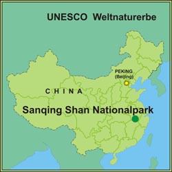 Sanqing Shan Karte