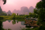 Yangshuo, eine Stadt im Süden Chinas.