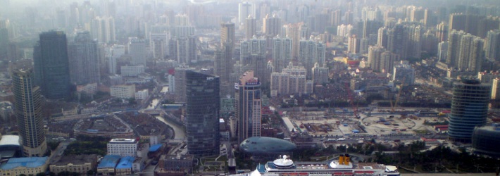 Panorama von Shanghai