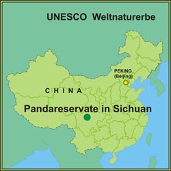 Sichuan Karte
