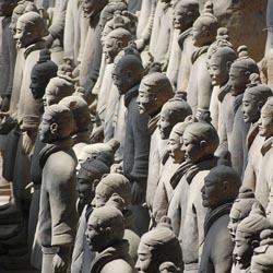 Chinareise terrakotta armee kaiser qin shi huang unesco