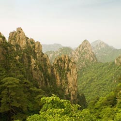 Chinareise unesco weltkulturerbe huang shan landschaft