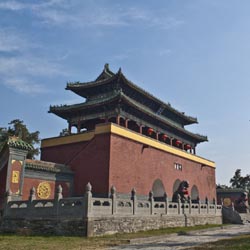 Chinareise zhongyue tempel dengfeng unesco weltkulturerbe